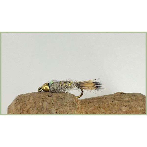 30-Pack Barbless Gold Head Nymphs – Assorted Sizes 8-18 Trout Fly Fishing Flies Set